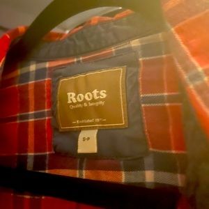Roots ladies flannel shirt